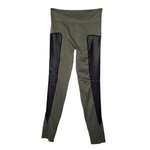 Material Girl Grey & Balck Workout Spandex Leggins